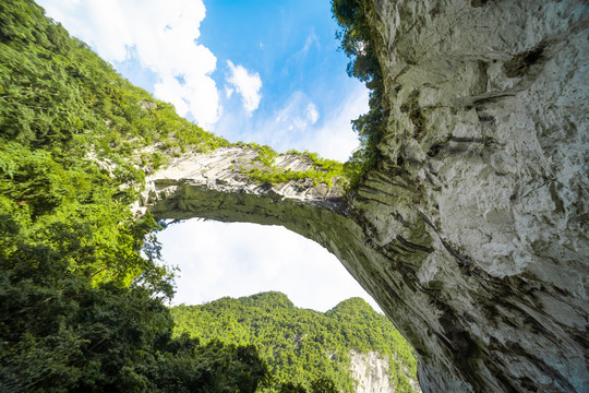 乐业布柳河仙人桥