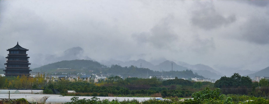 石泉县风光