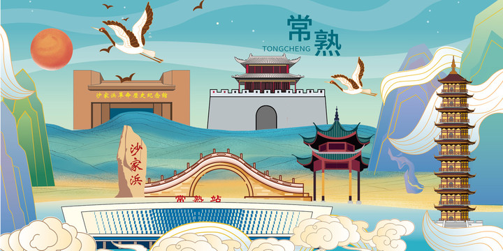 常熟市文化墻展板形象標(biāo)語(yǔ)宣傳欄