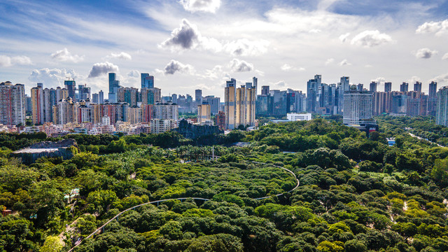 深圳城市建筑风光航拍