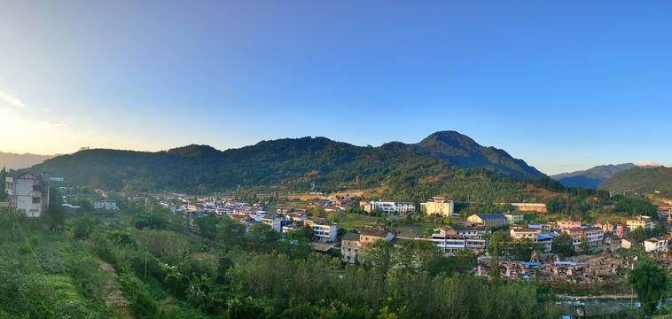 青龙镇雅西高速青龙站全景全貌