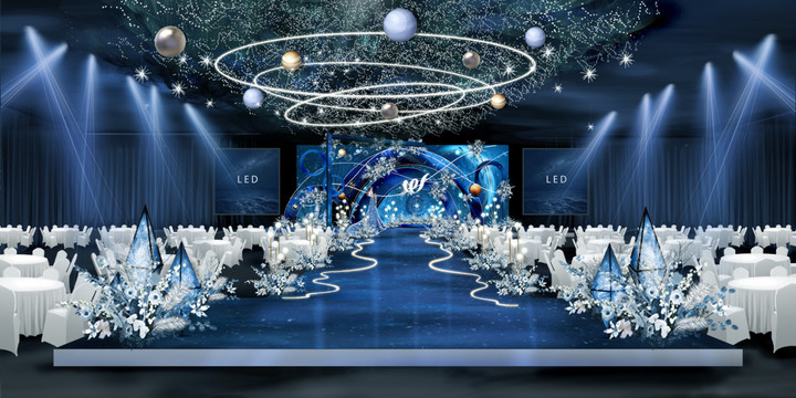 星空婚禮效果圖