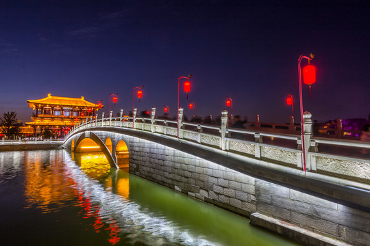 西安大唐芙蓉园夜景