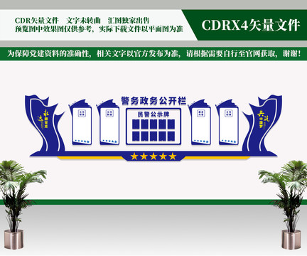 警察政務(wù)公示欄