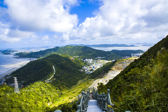 俯瞰海岛洞头