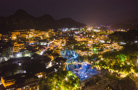 芙蓉镇夜景