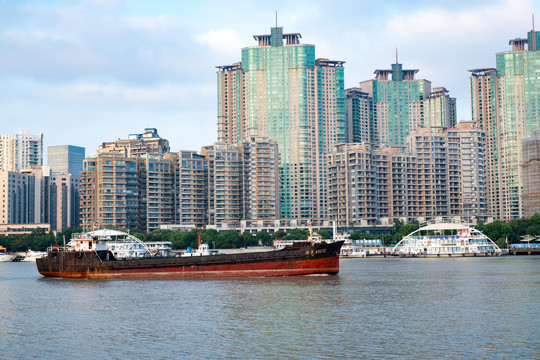 上海浦江城市风光