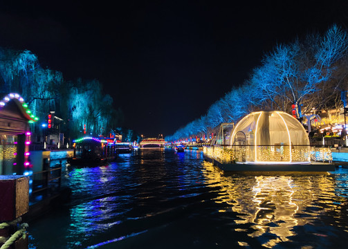 无锡鼋头渚夜景