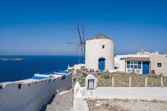 希腊圣托里尼海岛风景