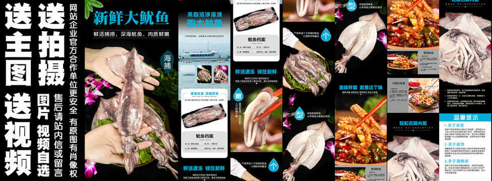 新鮮大魷魚