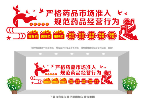 藥品管理文化墻