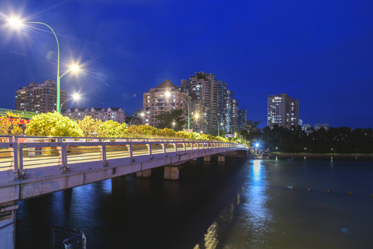 厦门筼筜湖夜景