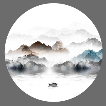 山水紋