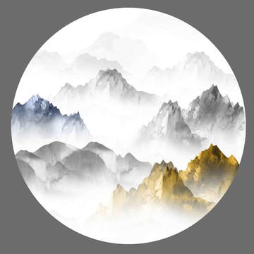 禪意水墨裝飾畫