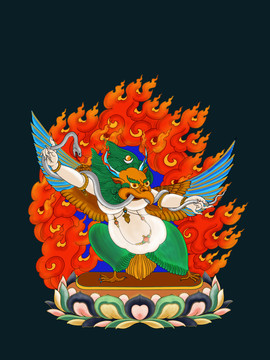 大鵬唐卡