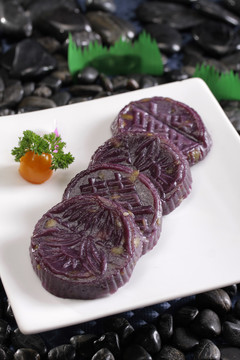 紫番薯饼