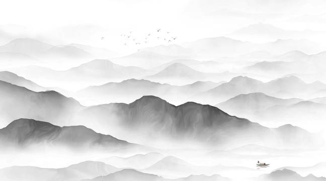新中式山水畫