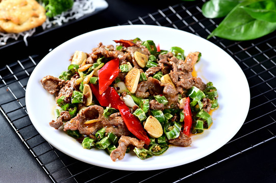 紫蘇炒牛肉
