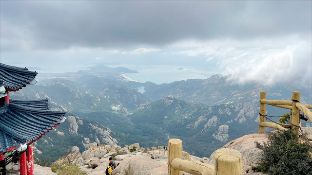 崂山巨峰山顶风景