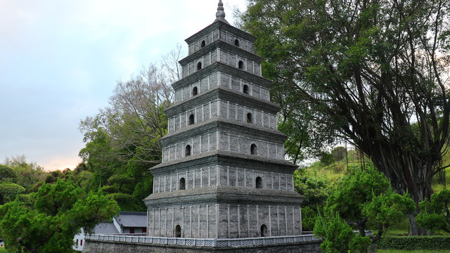 陕西大雁塔模型景点