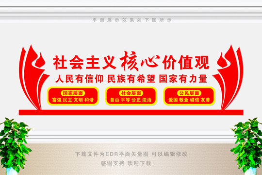 價值觀展板