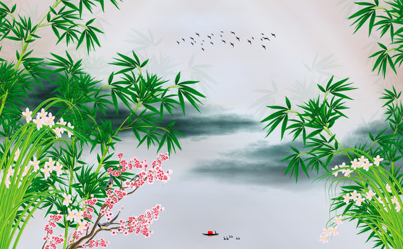 竹報平安