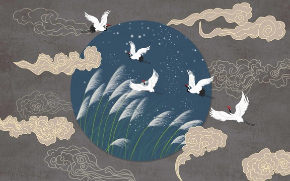 瑞鶴圖