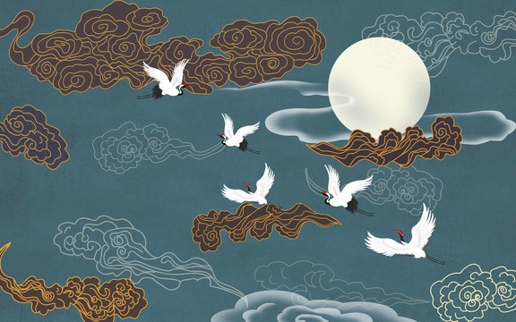 祥云裝飾畫