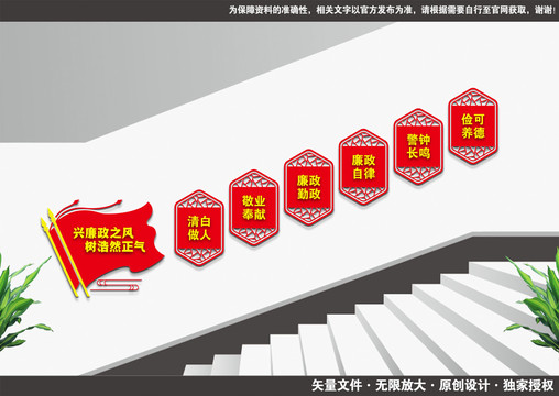 團(tuán)員樓梯黨建文化墻