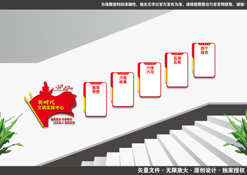 新時(shí)代文明實(shí)踐中心樓梯文化