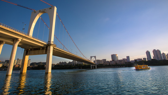 山水城市风光