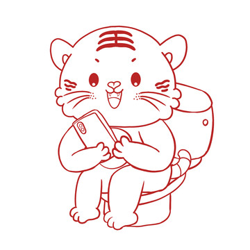虎年剪紙