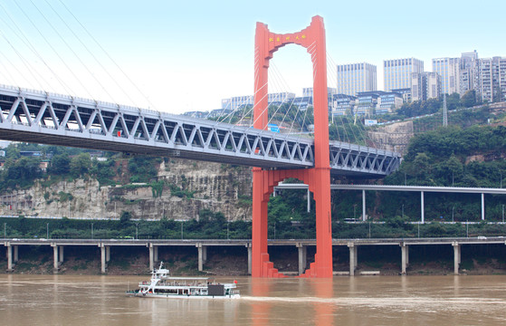 重庆嘉陵江红岩村大桥