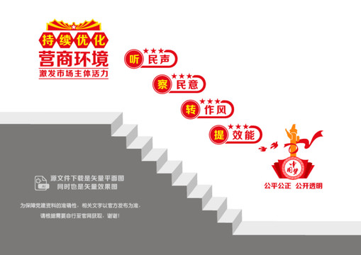 優(yōu)化營商環(huán)境樓道