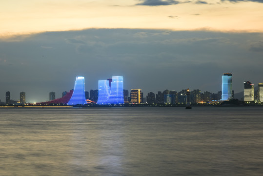 厦门海沧湾夜景