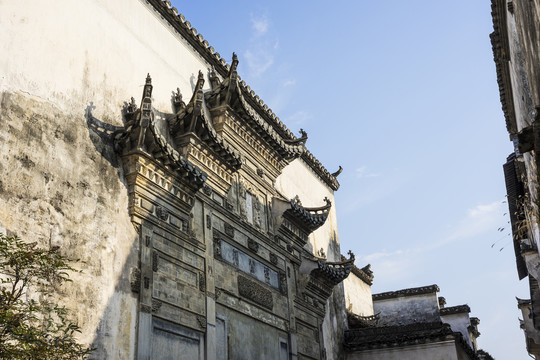 安徽西递古村景区辉公祠