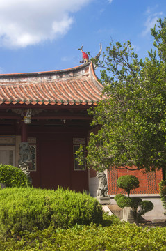 中式古建筑一角