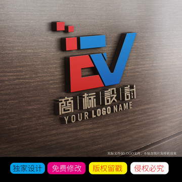 EV字母LOGO