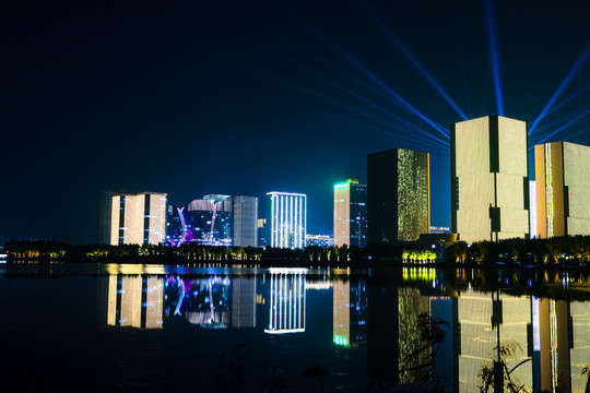 郑州市龙子湖夜景