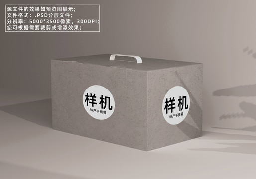 特產(chǎn)手提箱樣機