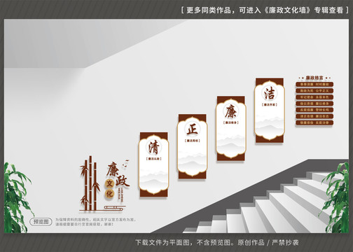 廉政樓梯間文化墻