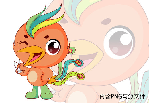 卡通鳳凰卡通形象