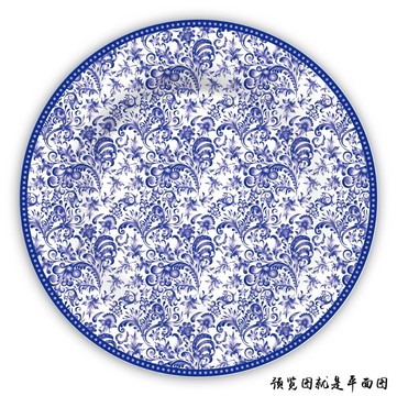 青花纹