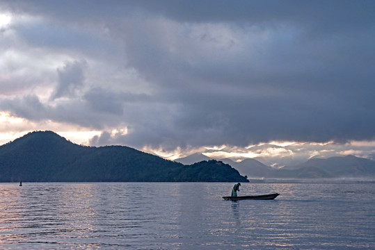 泸沽湖风光