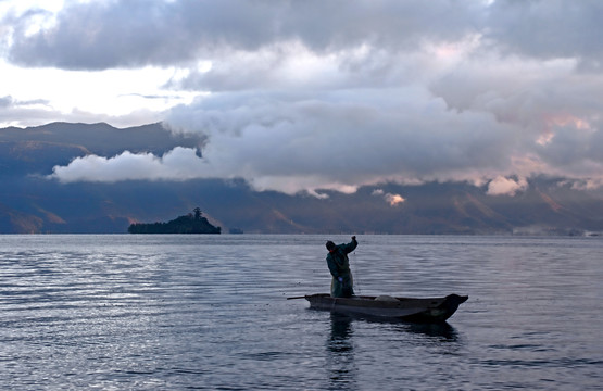 泸沽湖风光