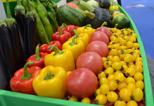 蔬菜集合超市展台
