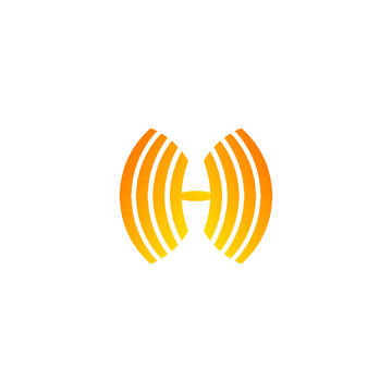 H字母LOGO标志设计