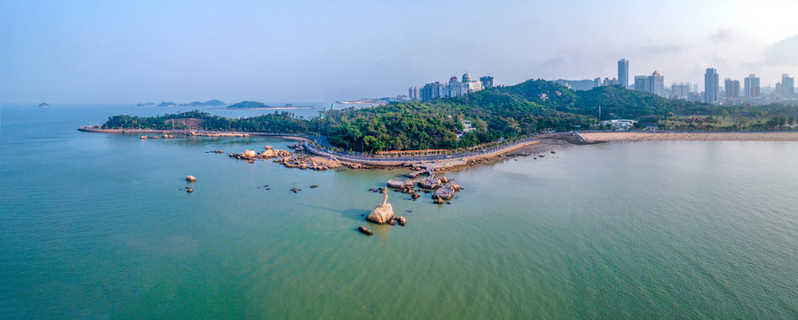 珠海渔女著名景点全景