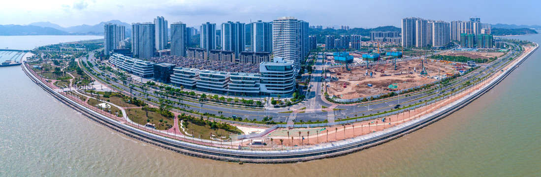 珠海香洲区半岛城市房产全景