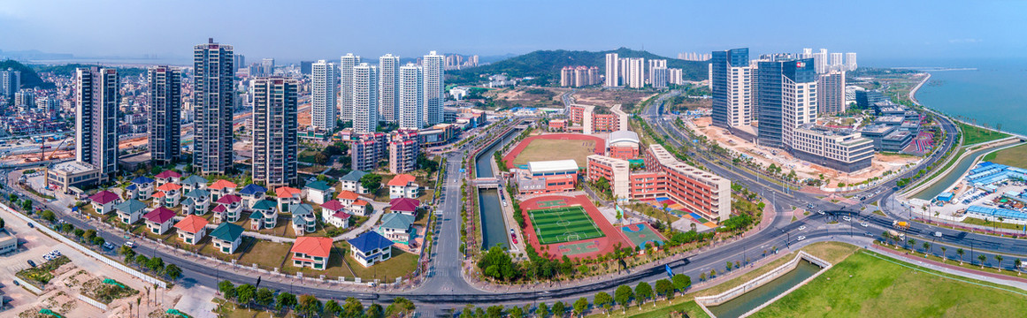 珠海香洲区半岛城市房产全景